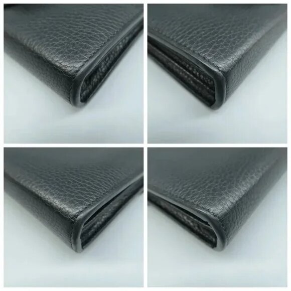 100% Authentic GUCCI Dionysus Black Leather Shoulder Bag - Picture 6 of 12